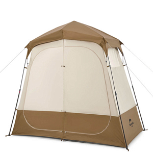 Душ туристический Naturehike Wet And Dry Separation Shower Tent Brown