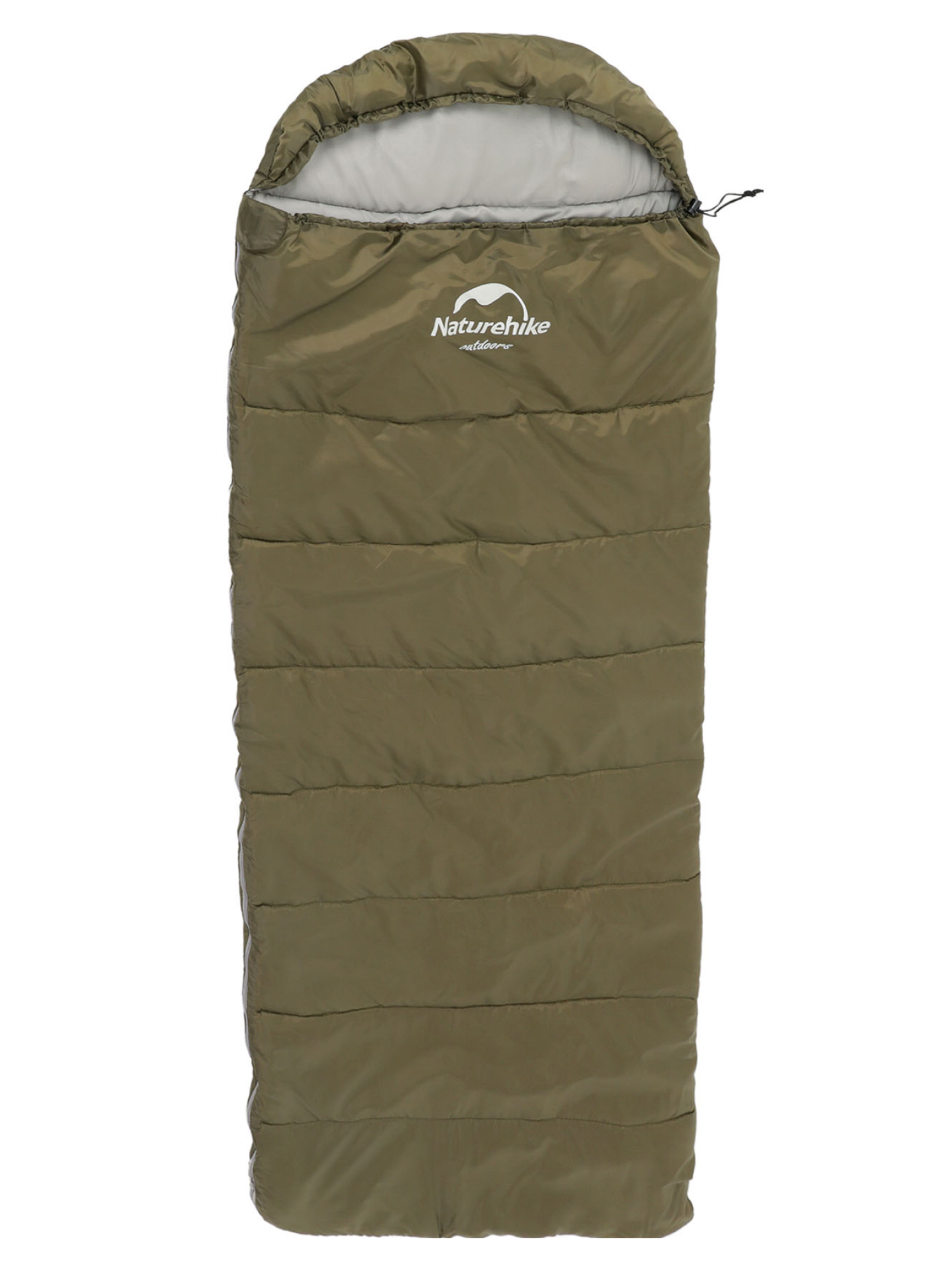 Спальник Naturehike U series envelope sleeping bag with hood U250 Army Green