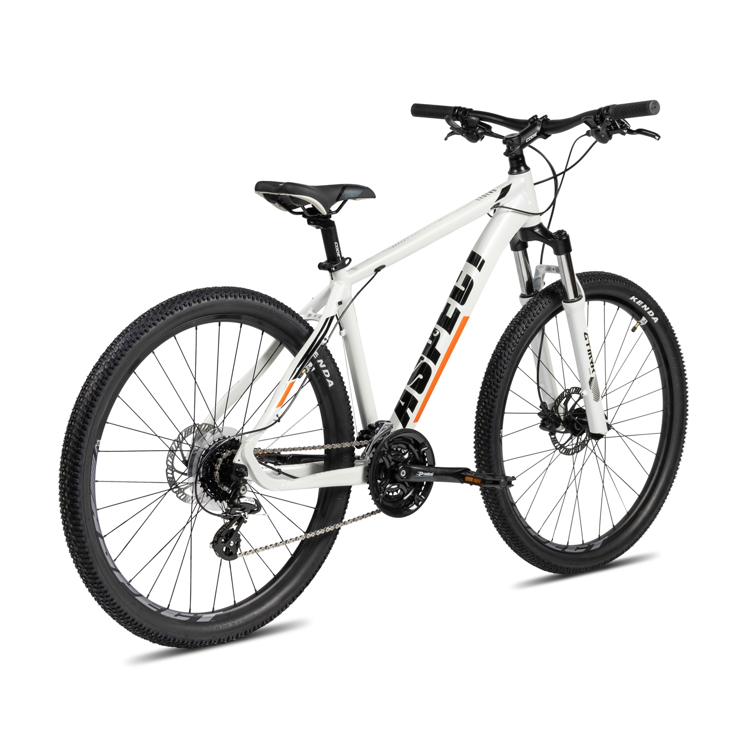 Велосипед Aspect Legend 27.5 2023 Бело-оранжевый