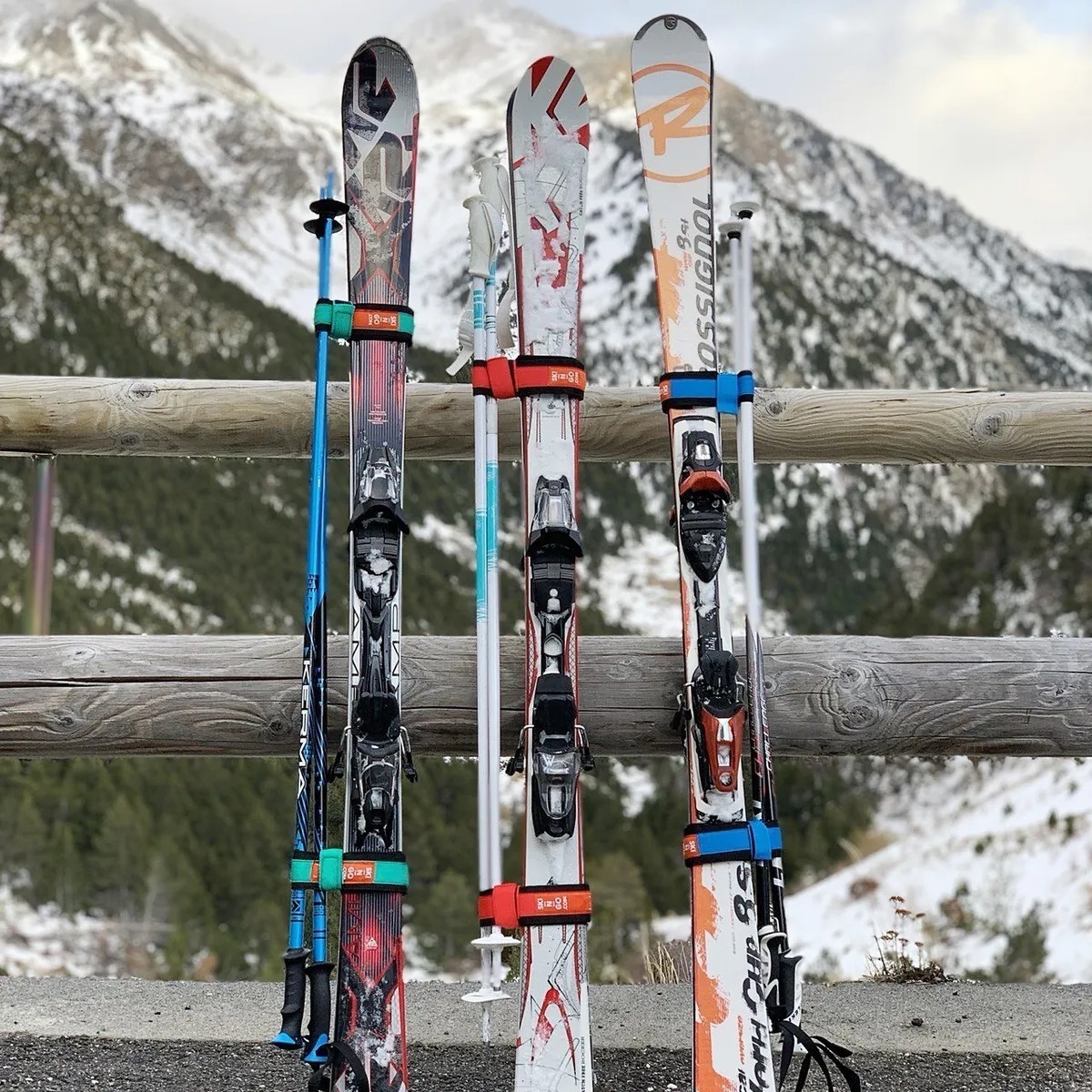 Приспособление для переноски лыж и лыжных палок SKI-N-GO Yellow 60-95 M