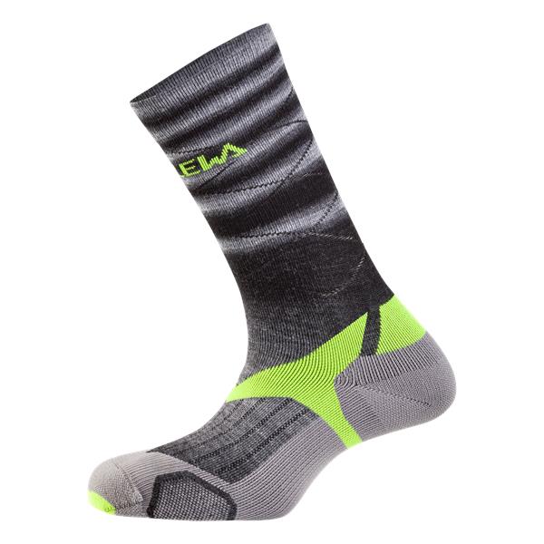 Носки Salewa 2017-18 Trek Balance Vp Sk Fade Black/fluo Yellow