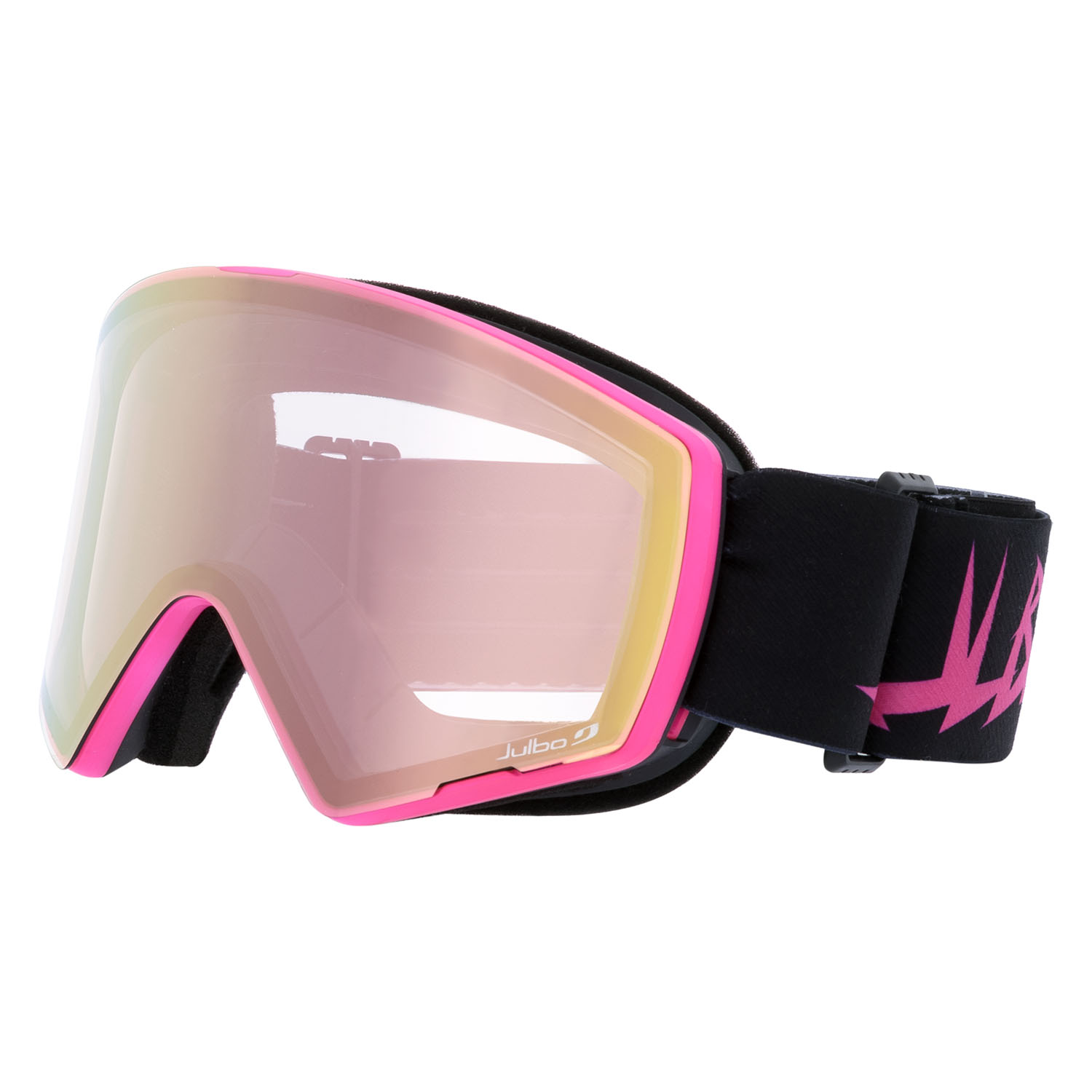 Очки горнолыжные Julbo Razor Edge Pink-Black/Reactiv 1-3 High Contrast Flash Pink