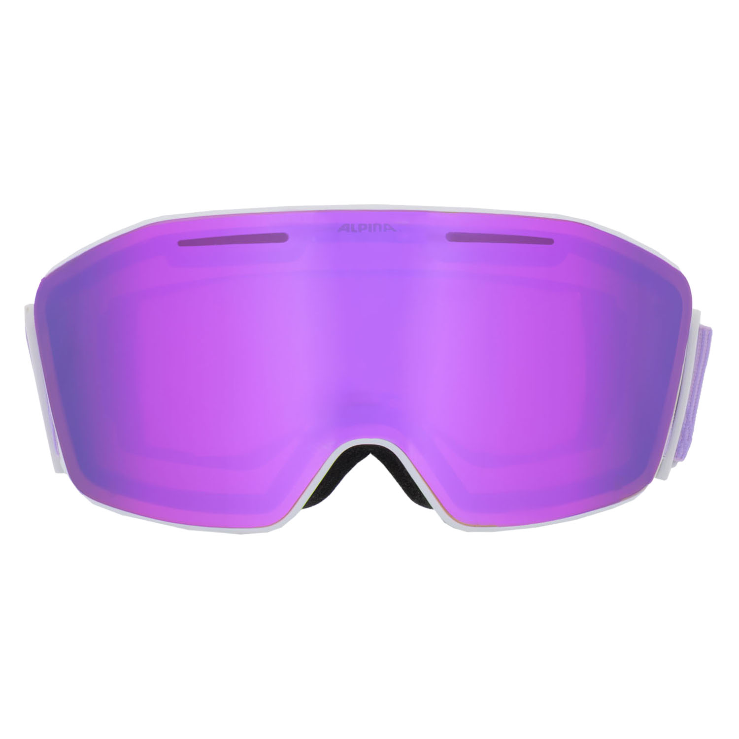 Очки горнолыжные ALPINA Nendaz Q-Lite White-Lilac Matt/Q-Lite Lavender S2