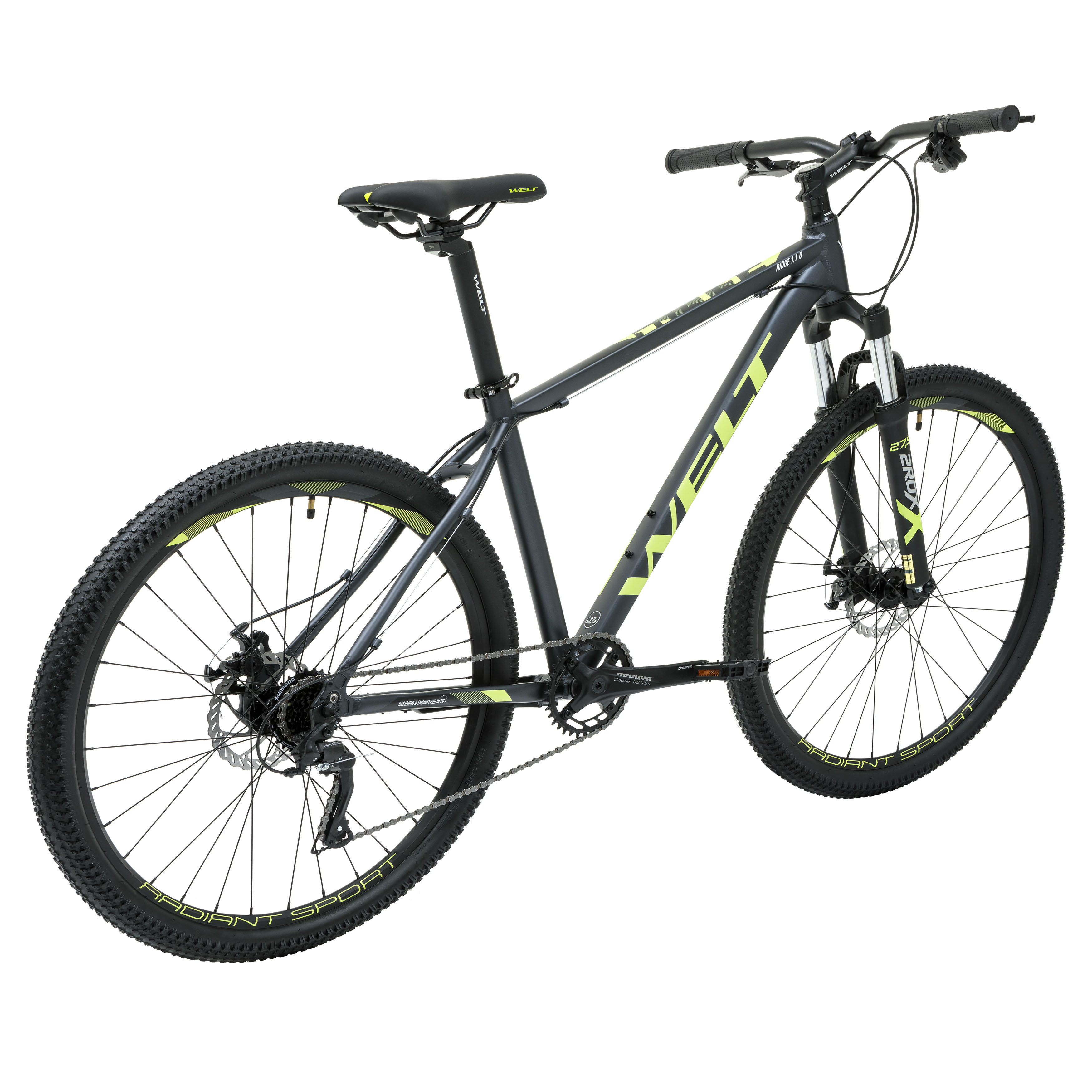 Велосипед Welt Ridge 1.1 D 27 2024 Dark Grey