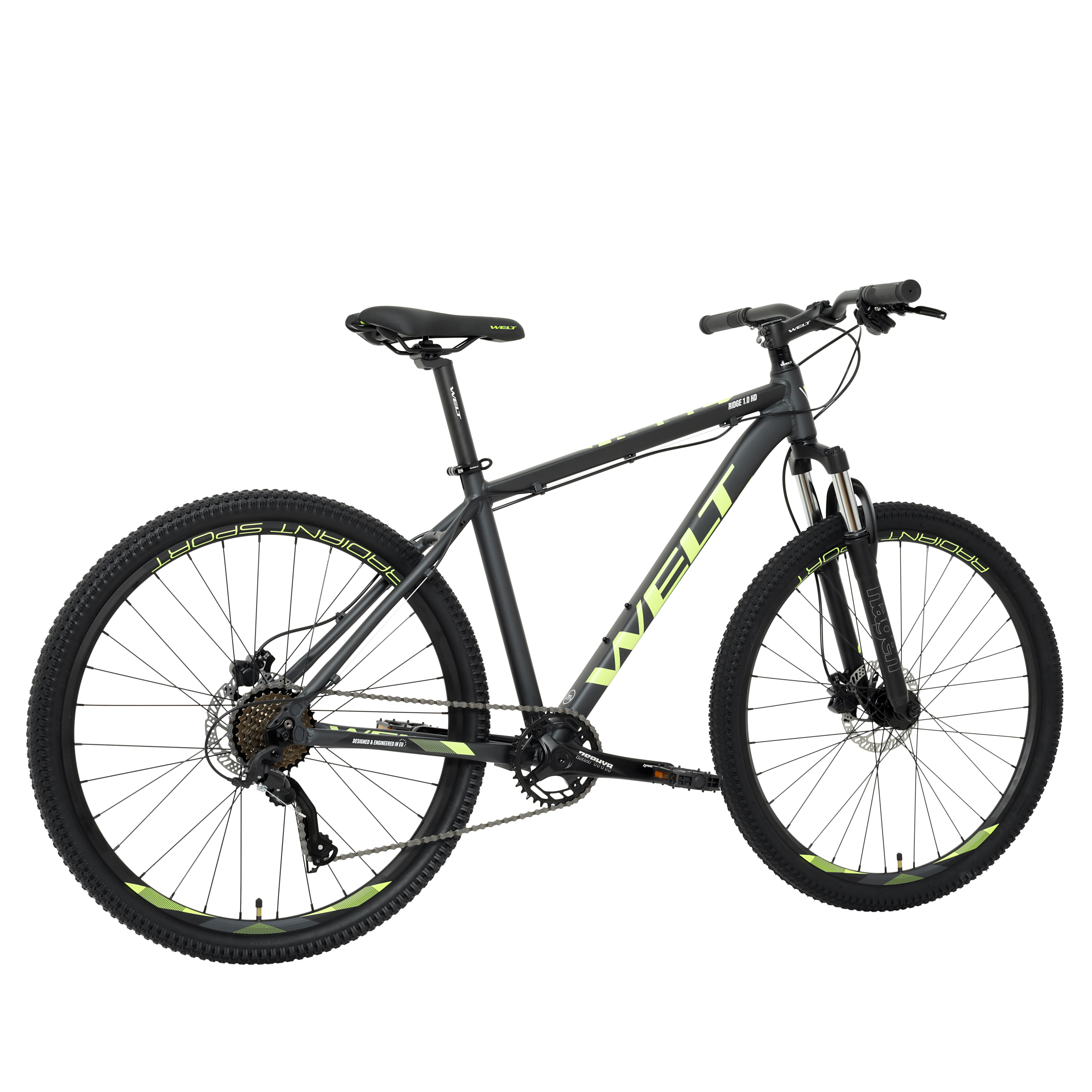 Велосипед Welt Ridge 1.0 HD 27 2024 Dark Grey