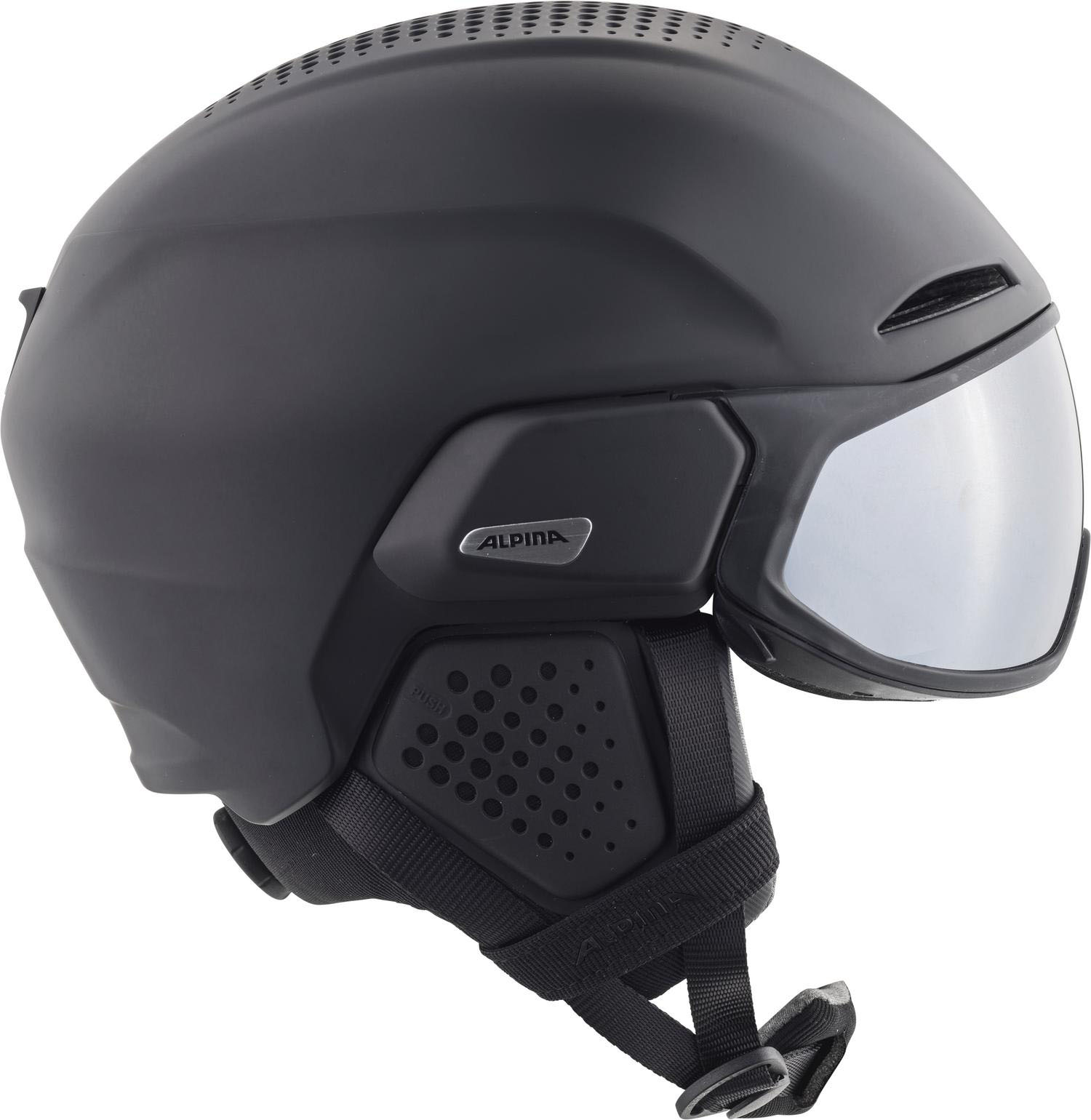 Шлем с визором ALPINA Alto Q-Lite Black Matt