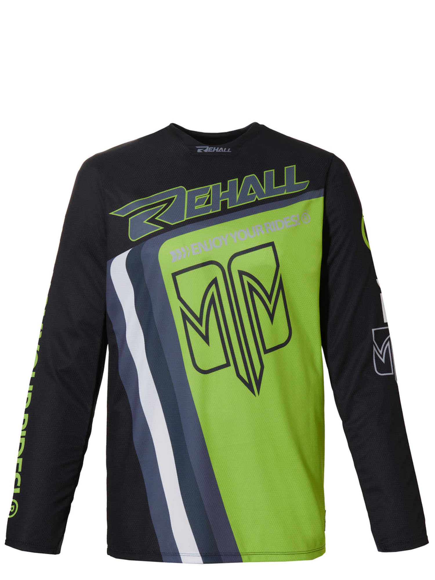 Велофутболка с длинным рукавом Rehall MIKE-R T-Shirt Long Sleeve Lime