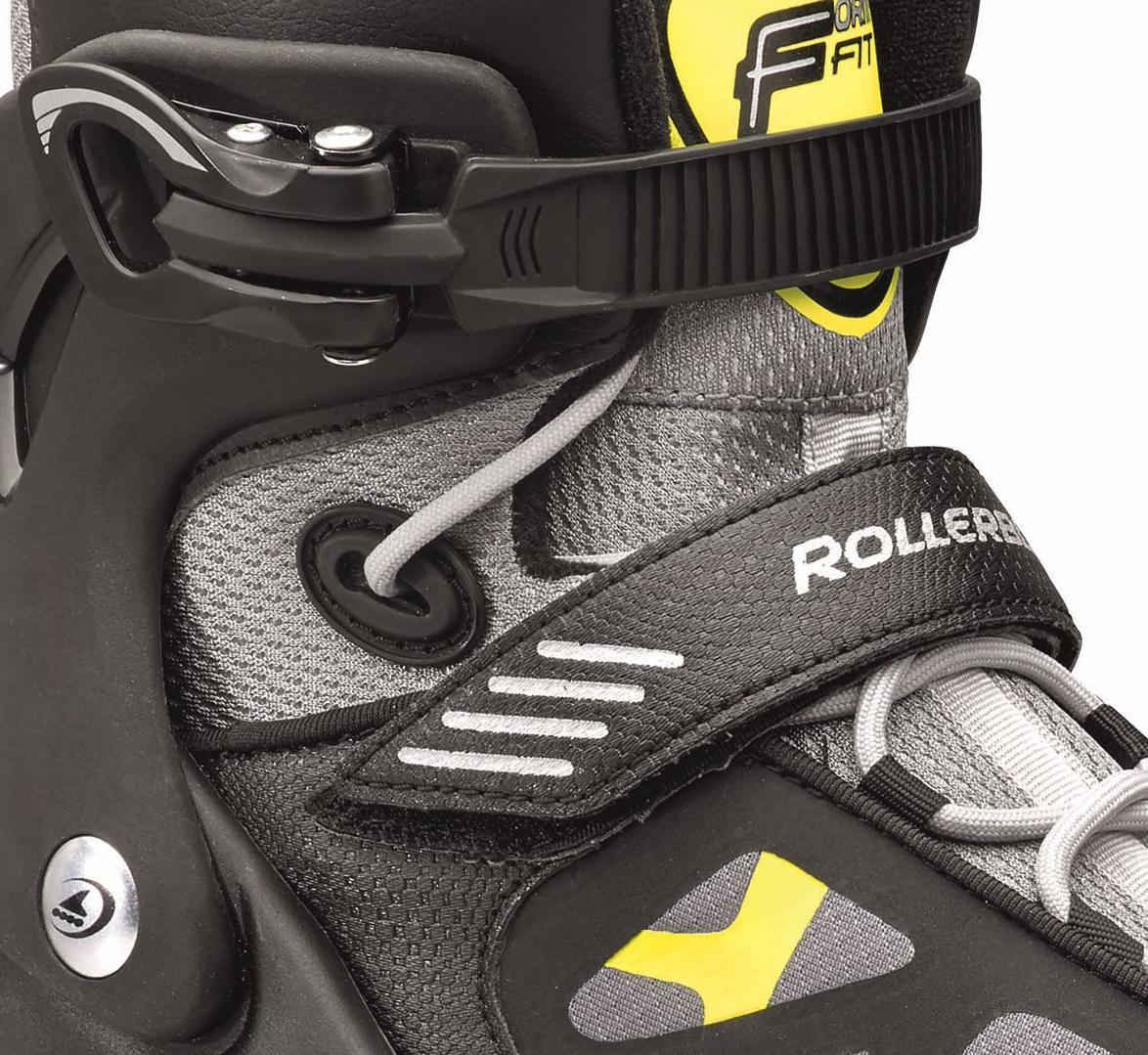 Роликовые коньки Rollerblade Macroblade 90 ST M Black/Yellow Fluo