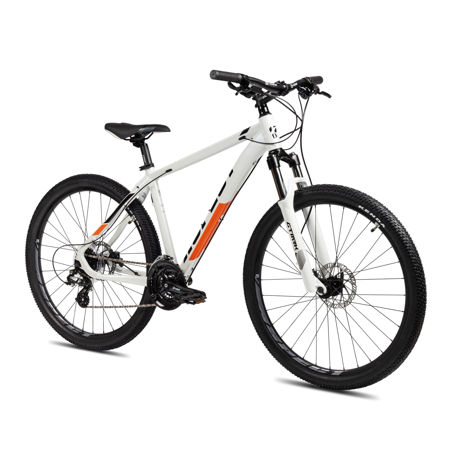 Велосипед Aspect Legend 27.5 2023 Бело-оранжевый