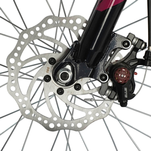 Велосипед Novatrack Katrina 6.D 20 2021 Розовый Металлик