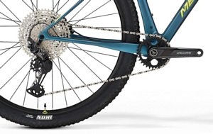 Велосипед MERIDA Big.Nine 3000 2021 Silk Lime/Teal-Blue