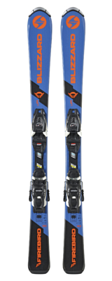 Горные лыжи с креплениями BLIZZARD Firebird Jr 100-140+Fdt Jr 4.5 Blue/Orange
