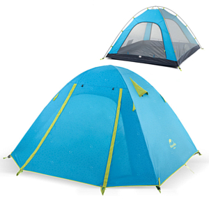 Палатка Naturehike P-Series Aluminum Pole Tent With New Material 210T65D Embossed Design 2 man Sea Blue