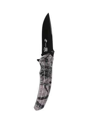 Нож Stinger Knives 84 мм рукоять алюминий Черный
