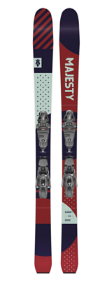 Горные лыжи с креплениями MAJESTY Adventure GT W + PRW 11 GW brake 90 [G] Red/Blue