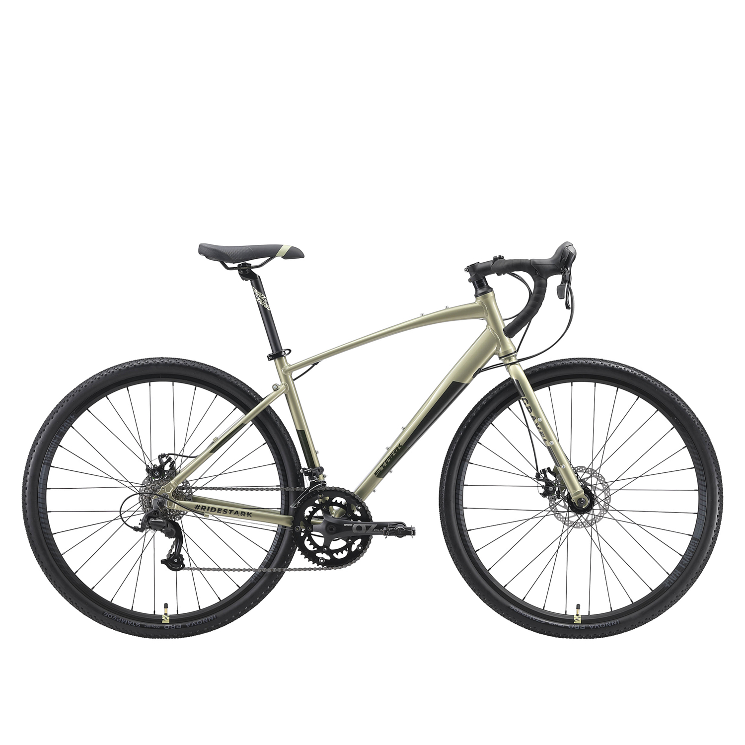 Велосипед Stark Gravel 700.1 D 2024 фисташковый/графитовый
