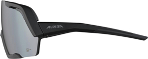 Очки солнцезащитные ALPINA Rocket Bold Q-Lite Black Matt/Silver Mirror Cat.3, Hydrophobic, Fogstop