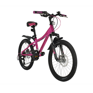 Велосипед Novatrack Katrina 6.D 20 2021 Розовый Металлик