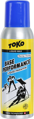 Универсальный парафин скольжения твердый TOKO Base Performance 100ml Blue