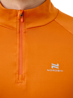 Толстовка беговая Nordski Pro Hand Orange