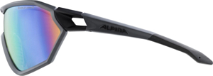 Очки солнцезащитные ALPINA S-Way V Coal Black Matt/Varioflex rainbow mirror Cat. 1-4 fogstop hydrophobic