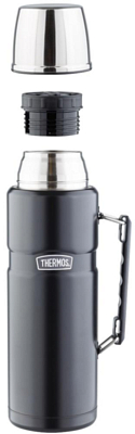 Термос Thermos SK2020 King Stainless Steel Vacuum Flask 2.0L Matte Black