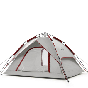 Палатка кемпинговая Naturehike Automatic Tent For 4 People Grey/Red
