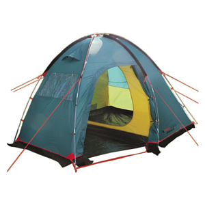 Палатка BTrace Dome 3 Зеленый/Бежевый