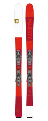 Горные лыжи с креплениями MAJESTY Adventure + PRW 11 GW brake 85 [G] Black/White