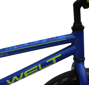 Велосипед Welt Dingo 16 2021 Blue/acid green