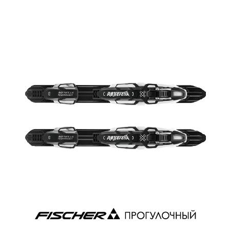 Прогулочный лыжный комплект Fischer Беговые лыжи+ботинки+крепления+палки