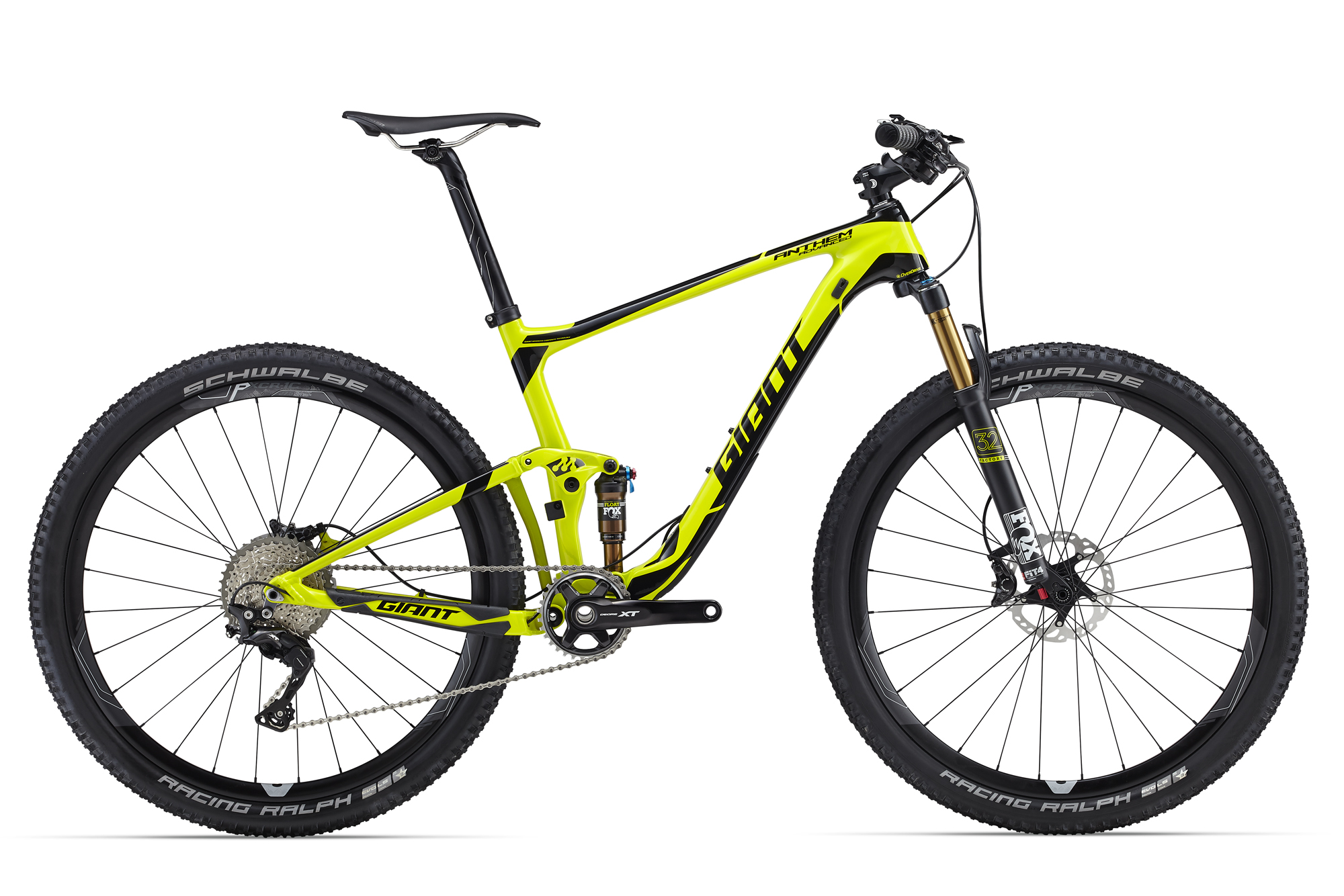 

Велосипед Giant Anthem Advanced 27.5 1 2016 Yellow/black / Желтый Черный