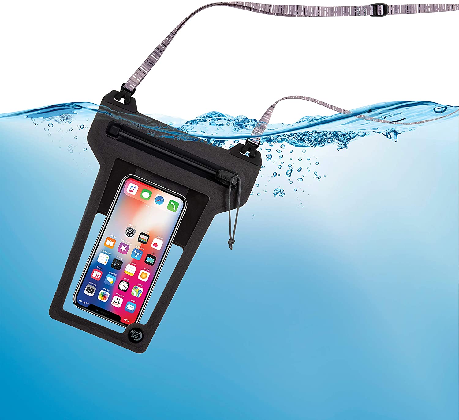 Чехол водонепроницаемый для телефона Nite Ize для телефона RunOff Waterproof Phone Pouch Charcoal
