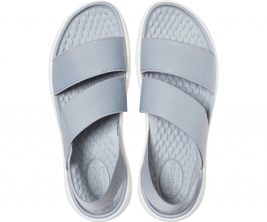 Сандалии Crocs LiteRide Stretch Sandal Light Grey/White