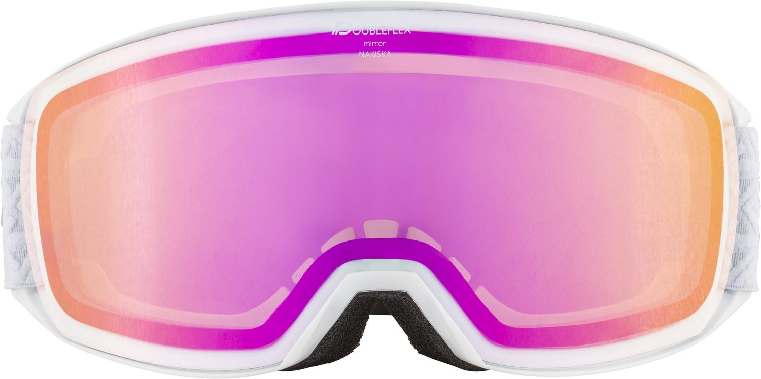 Очки горнолыжные Alpina 2020-21 NAKISKA white HM pink