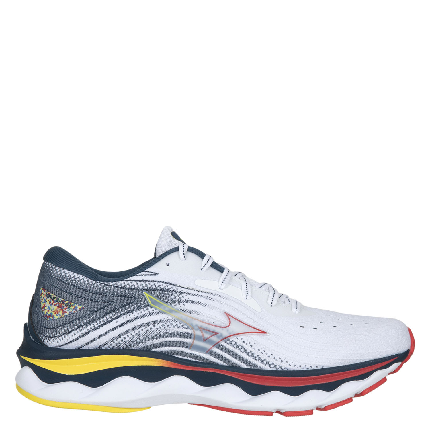 Кроссовки Mizuno Wave Sky 6 Blk/Quicksilver/HotCoral