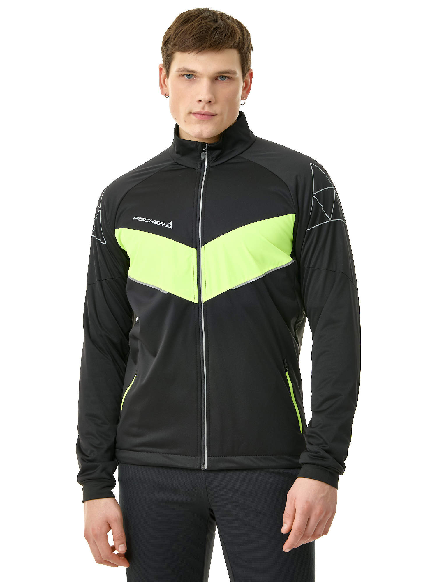 КурткабеговаяFISCHERBasicBlack/Lime