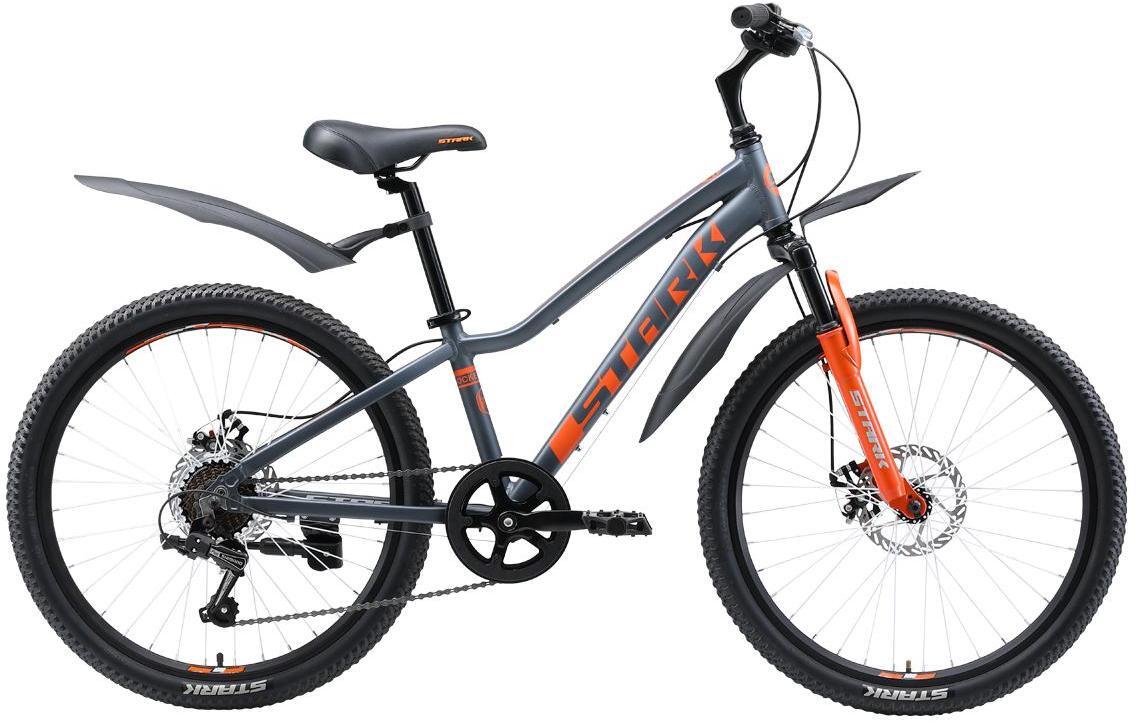 Велосипед Stark Rocket 24.1 D 2019 серый/оранжевый