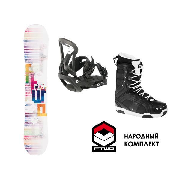 Комплект FT3 сноуборд+крепления+ботинки FTWO 2015-16 (женский)