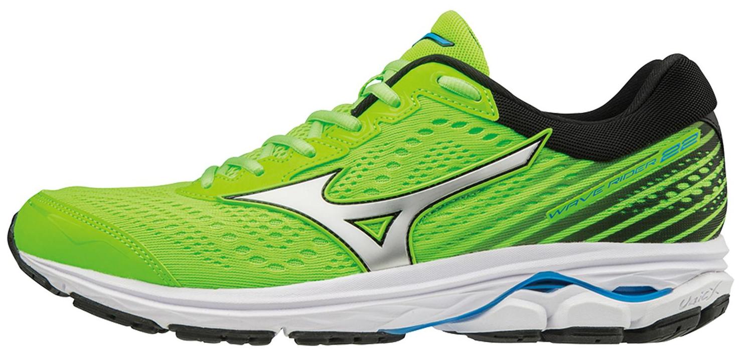 Кроссовки Mizuno Wave Rider 22 Green Gesko/Silver/Blue