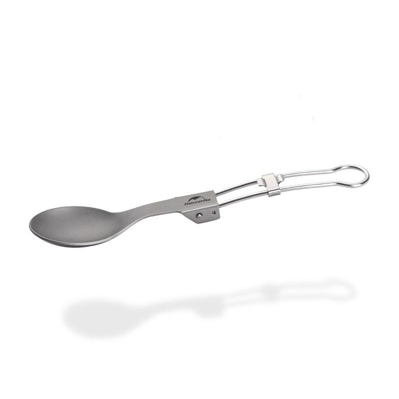 Ложка Naturehike Titanium Alloy Outdoor Travel Folding Tableware Spoon