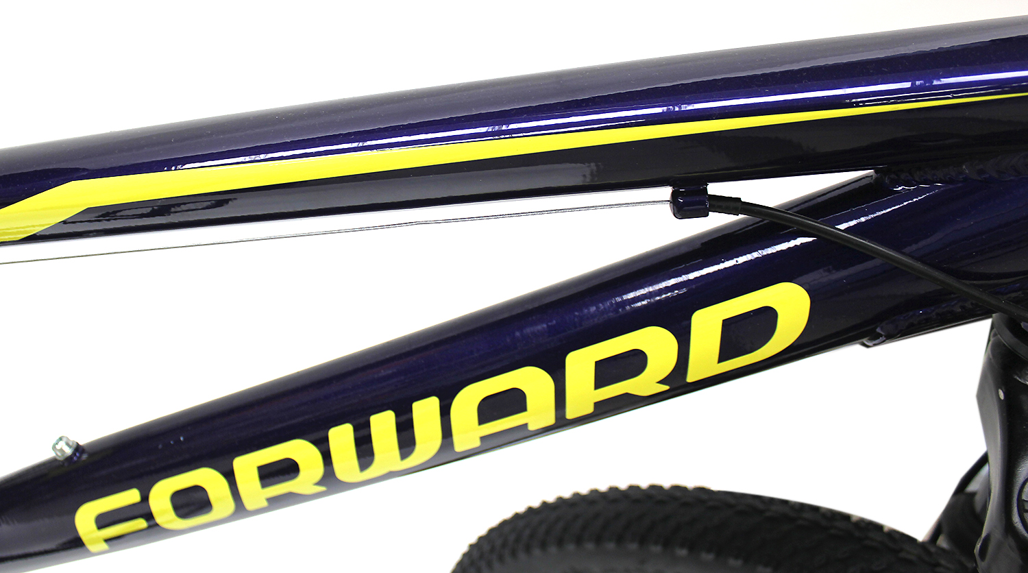 Велосипед Forward Rise 24 2.0 Disc 2021 Темно-Синий/Желтый