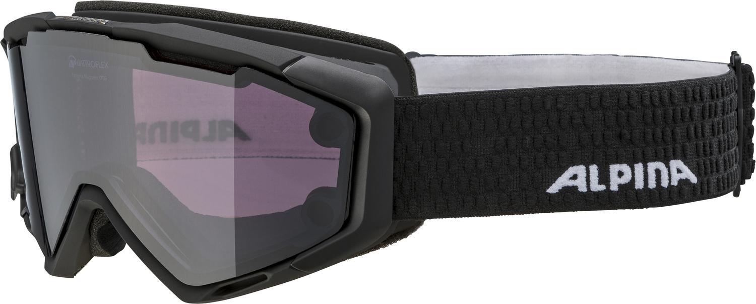 Очки горнолыжные Alpina 2020-21 Panoma Magnetic Q+S Black Matt/SL Black