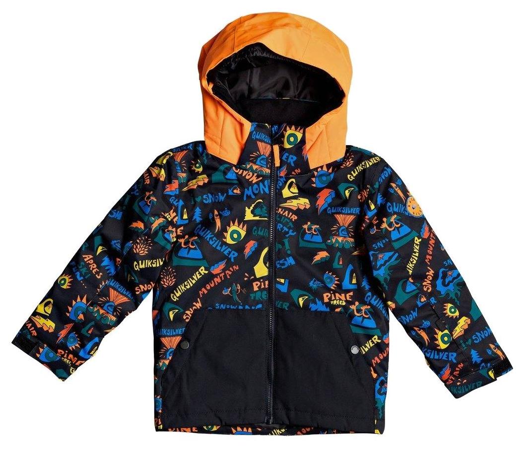 Куртка сноубордическая детская Quiksilver Little Mission - Snow Jacket Boy's True Black Ski Fun