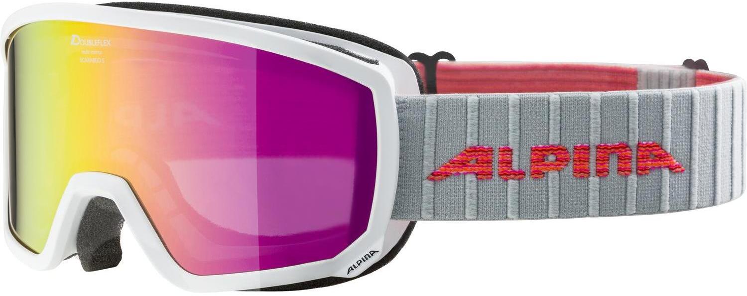 Очки горнолыжные Alpina 2019-20 Scarabeo S M White/Pink