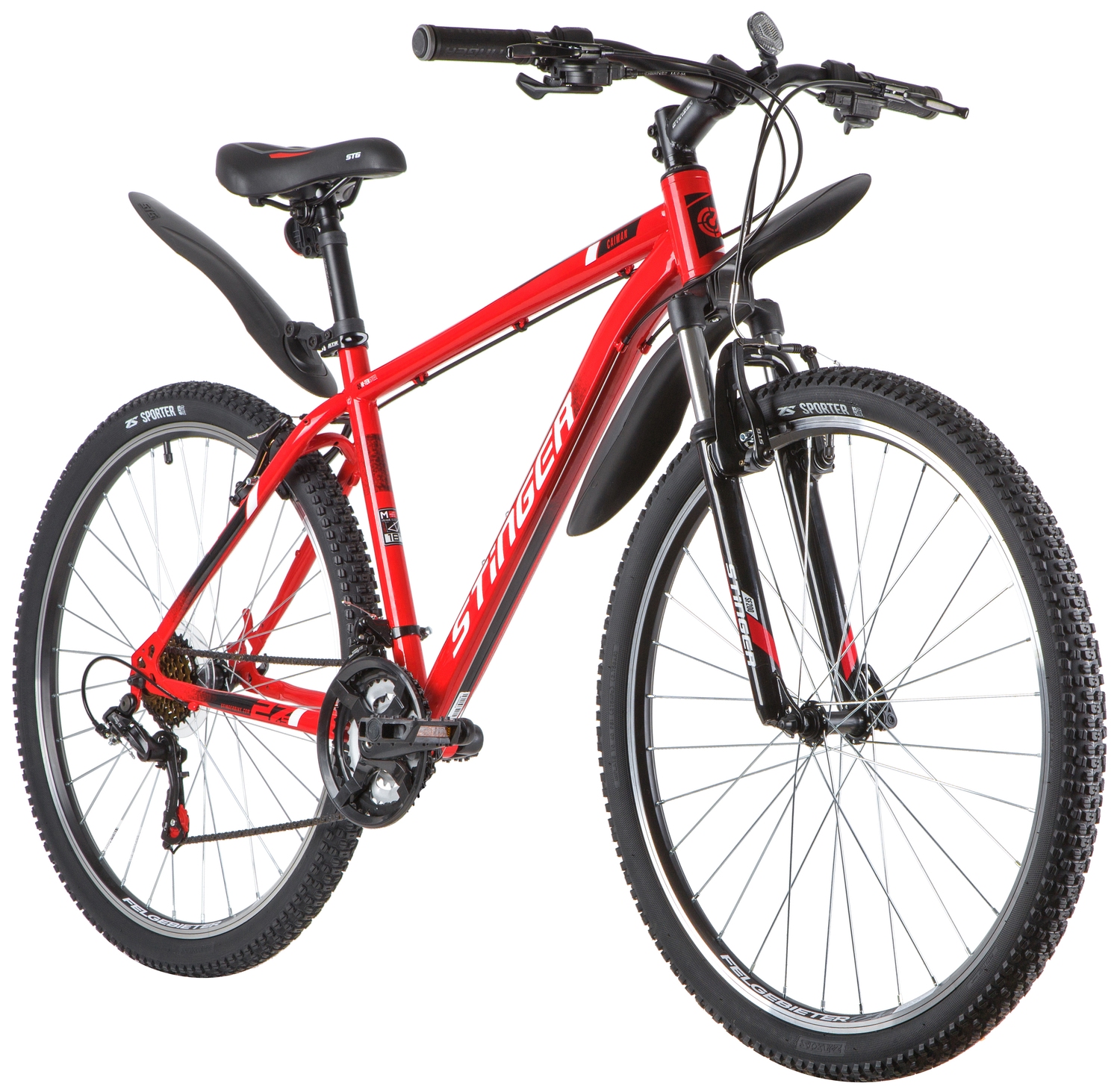 Велосипед Stinger Caiman 27,5 2020 Красный