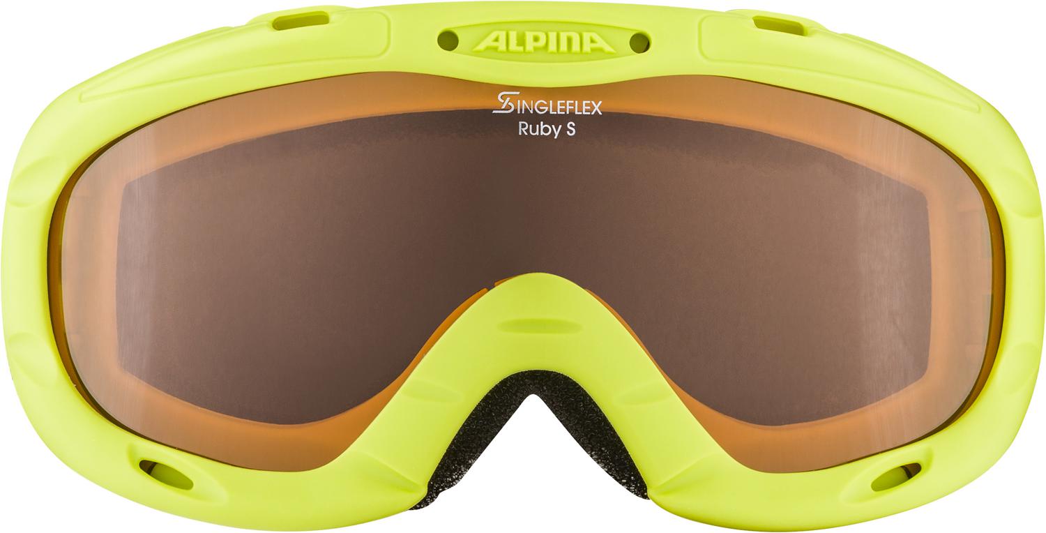 Очки горнолыжные Alpina RUBY S SH lime SH S1 / SH S1