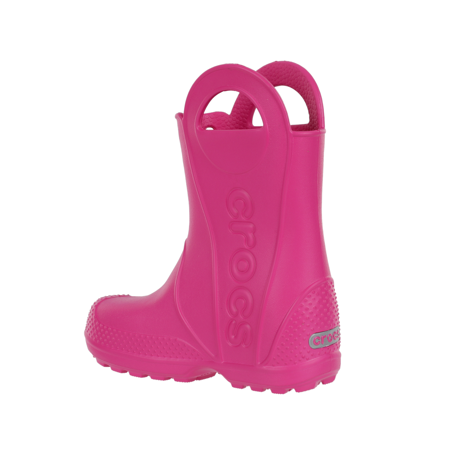 Сапоги резиновые Crocs Rain Boot K Candy Pink