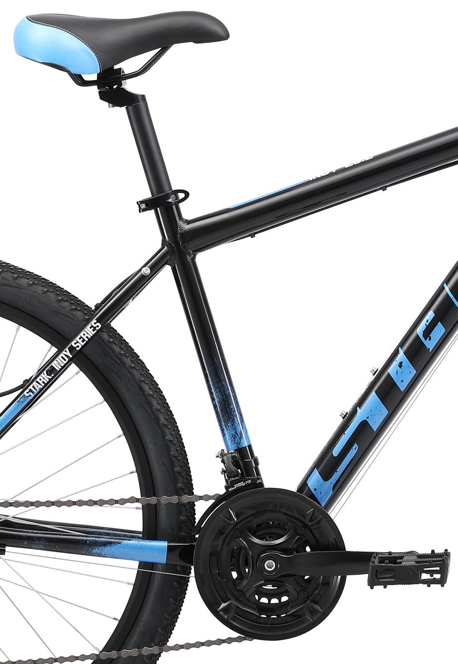 Велосипед Stark Indy 26.2 HD 2019 Черный/Синий/Голубой