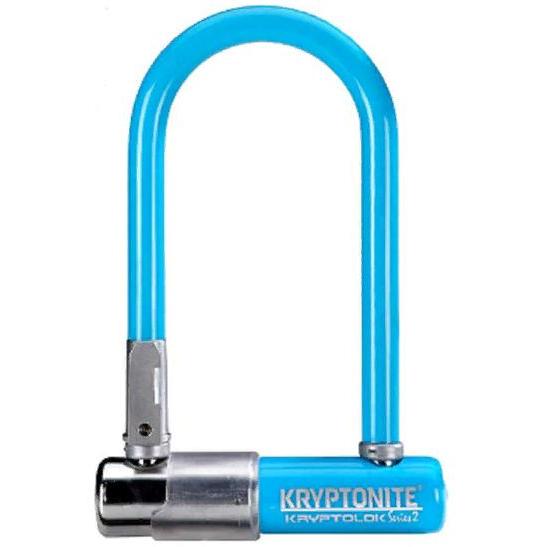 Замок велосипедный Kryptonite Kryptolok Mini-7 W/Flex Frame-U bracket Light Blue